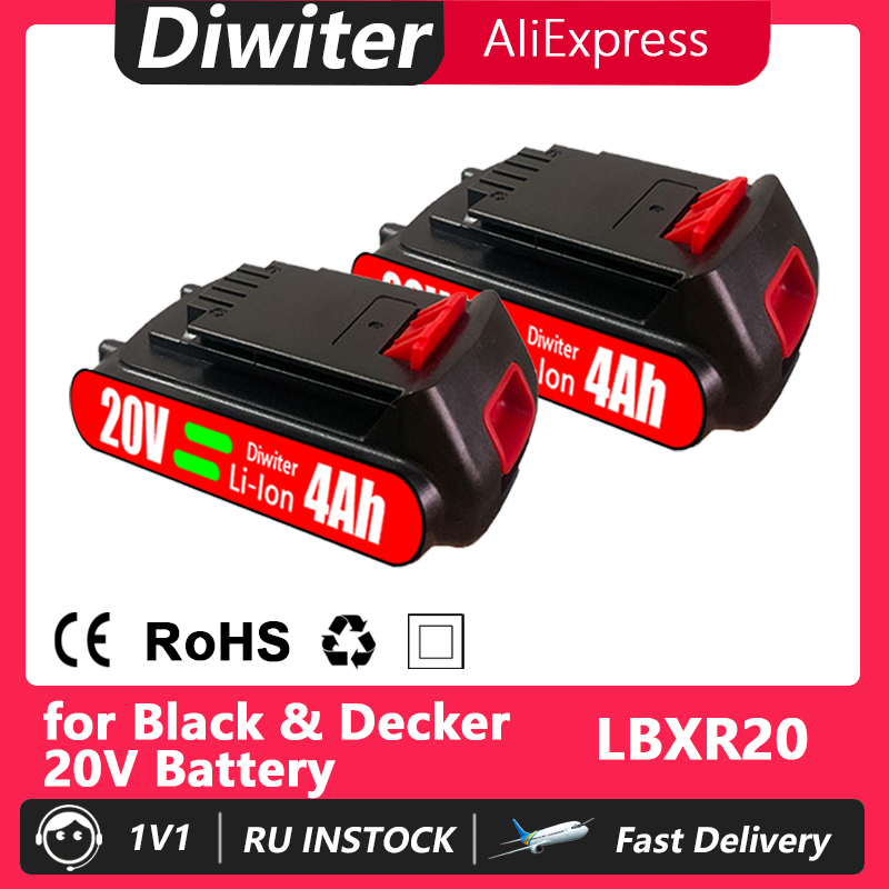Black+Decker Tool 20V Max - 18V 4000mAh For Black & Decker