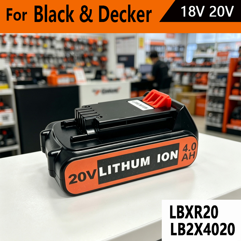 Black+Decker Tool 20V Max - high capacity 8Ah LBX20 Replacement for
