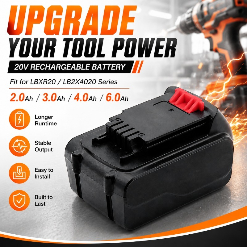 20V Max 6.0Ah Lithium-Ion Repl - Black+Decker Tool 20V Max review and price