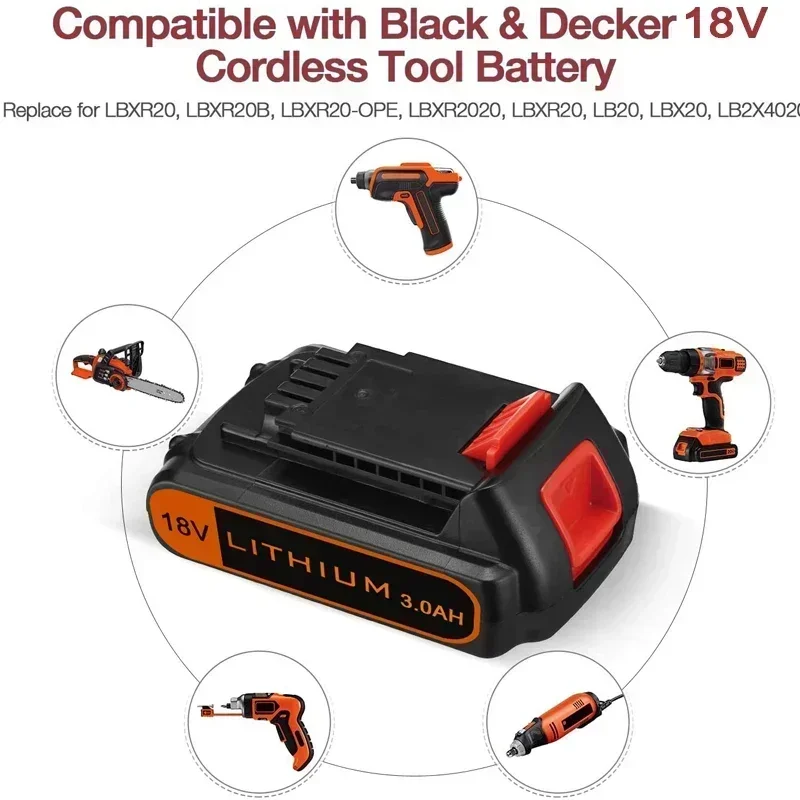 18V  3.0Ah BL2018 Replacement  - Black+Decker Tool 20V Max review and price