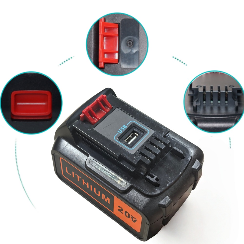 8Ah High Capacity Replacement  - Black+Decker Tool 20V Max review and price