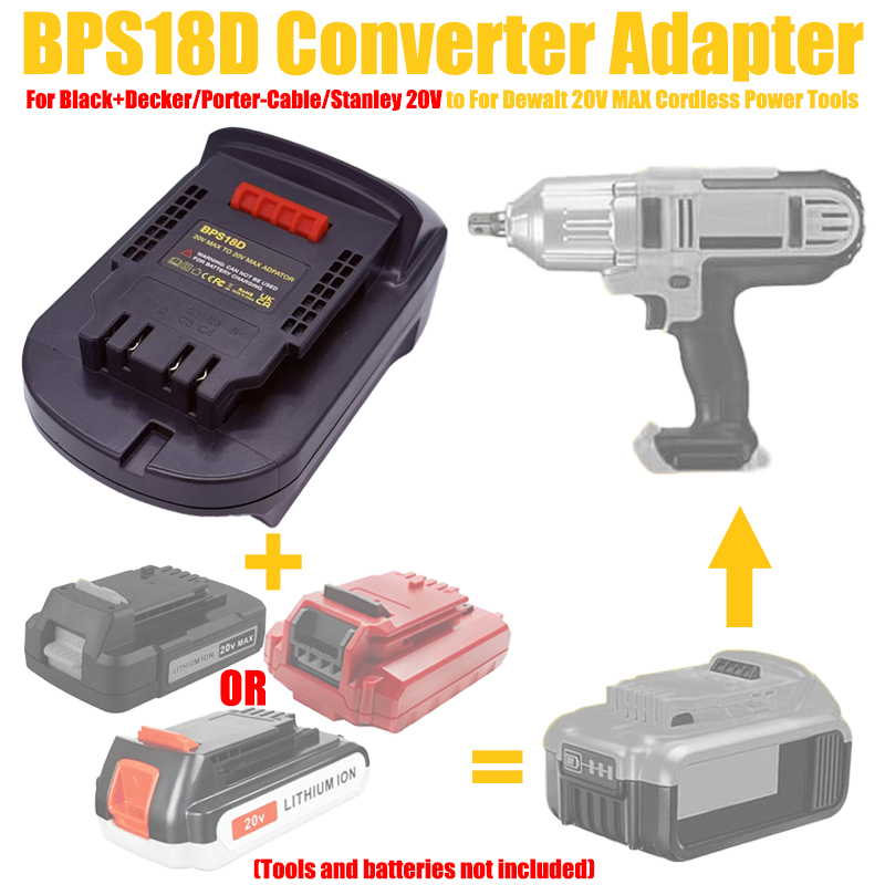 HAKSINKY BPS18D Adapter for Bl - Black+Decker Tool 20V Max review and price