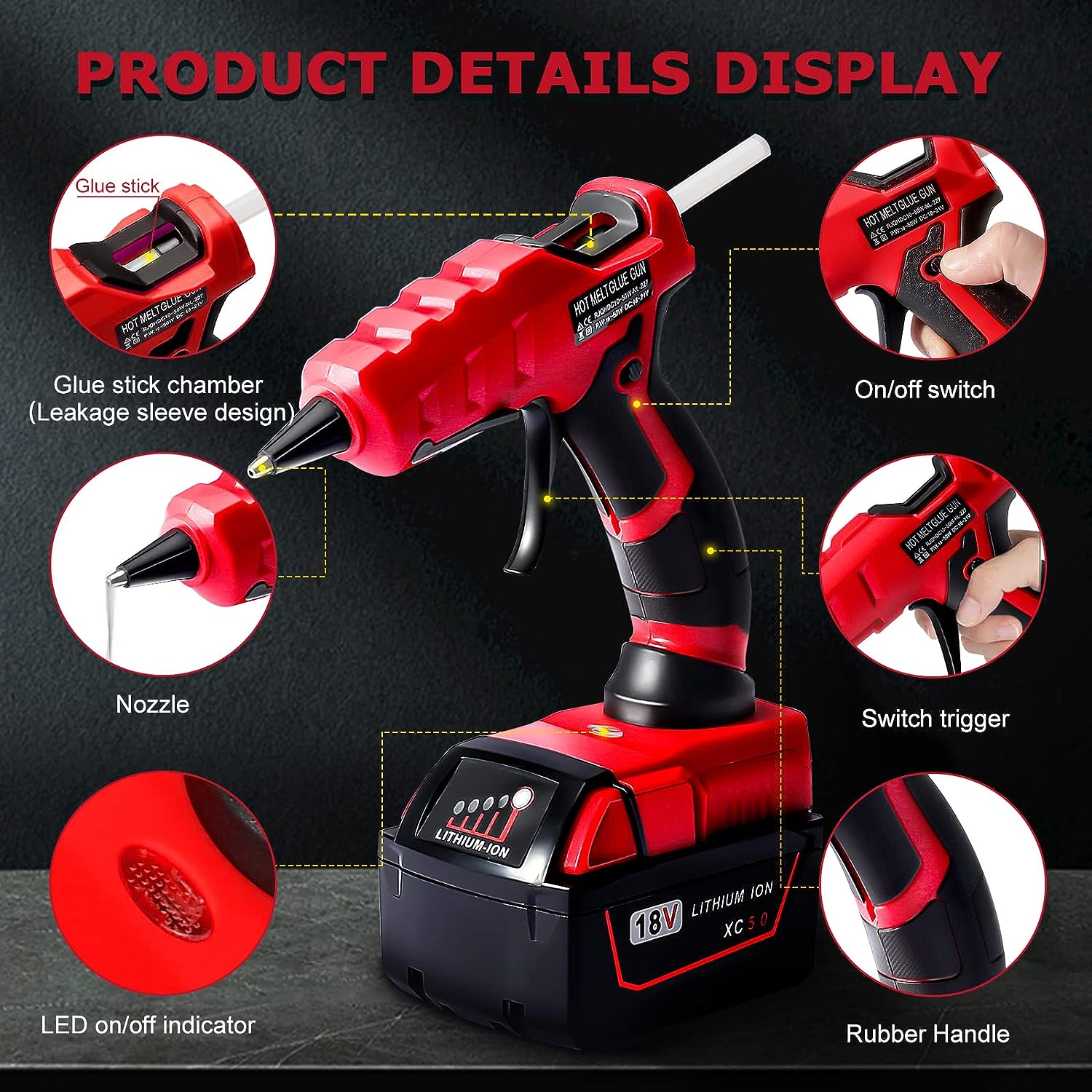 Cordless Hot Melt Glue Gun for - Black+Decker Tool 20V Max review and price
